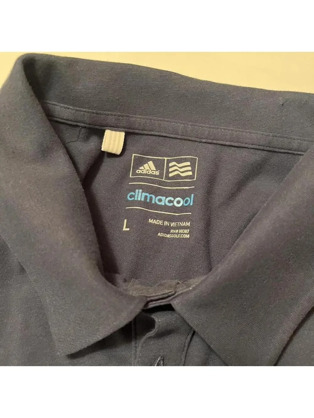 Adidas ClimaCool Polo Shirt Mens Large Gray Golf Athletic Casual